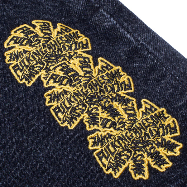 Fucking Awesome Spiral Short Denim Black