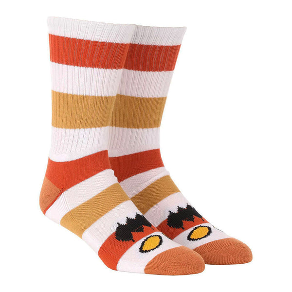 Toy-Machine Monster Big Stripe Socks Brown