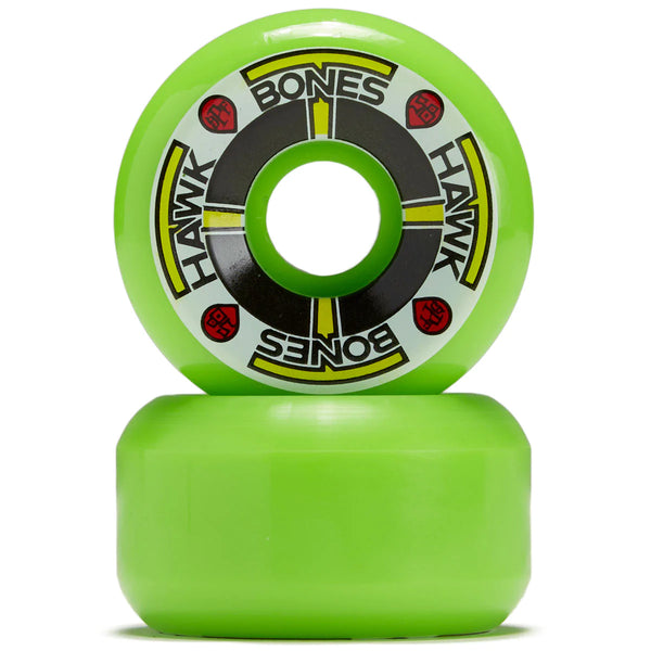 BONES Gördeszka Kerék SPF HAWK T-BONES II P5 SIDECUT WHT 84B GRN; 58MM