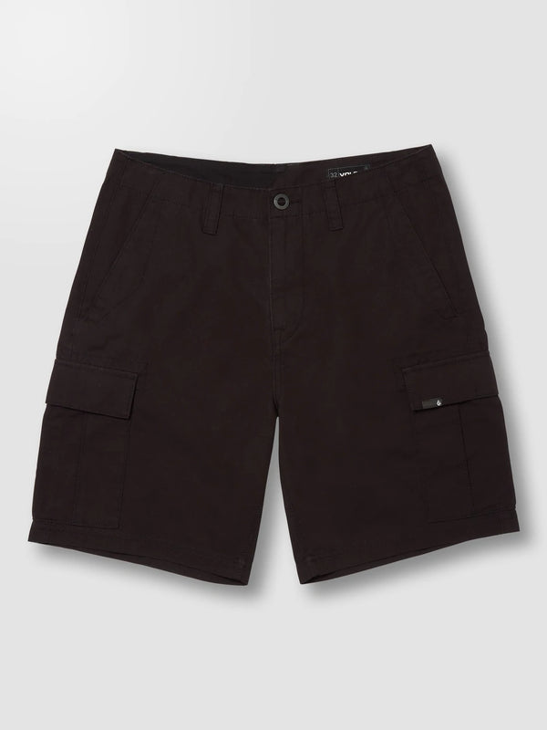 VOLCOM MARCH CARGO SHORT BLACK