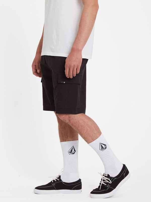 VOLCOM MARCH CARGO SHORT BLACK