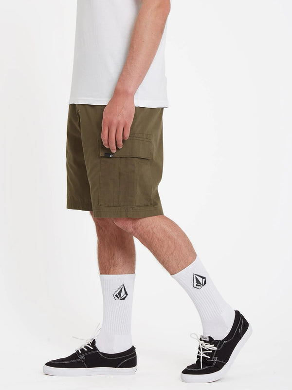 VOLCOM MARCH CARGO SHORT MILITARY