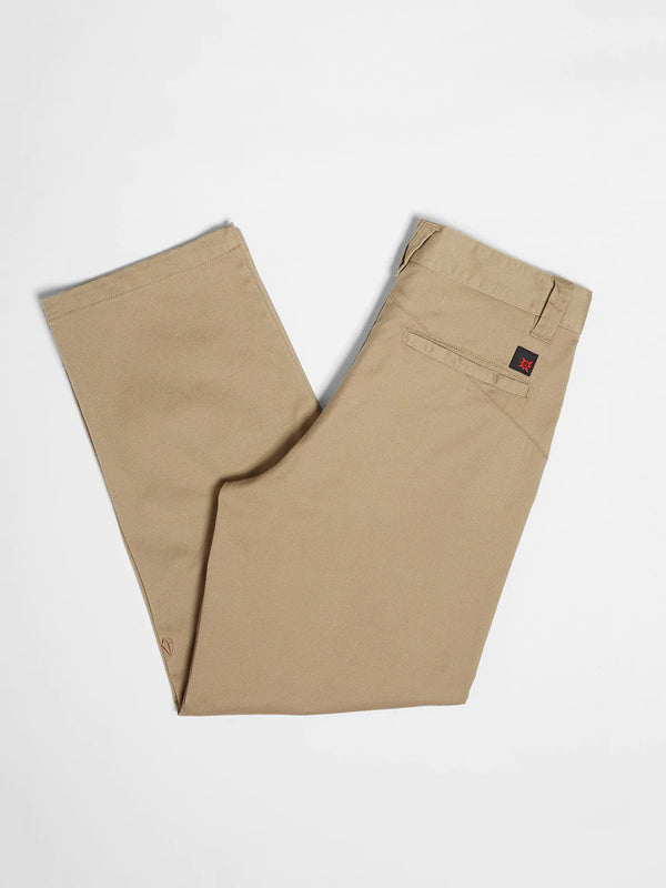 VOLCOM LOOSE TRUCKS CHINO PANT KHAKI2