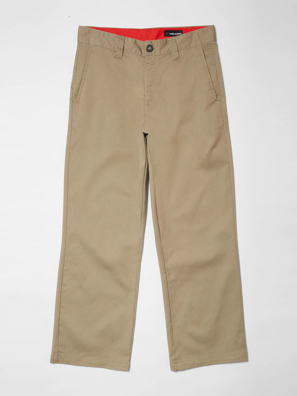 VOLCOM LOOSE TRUCKS CHINO PANT KHAKI2