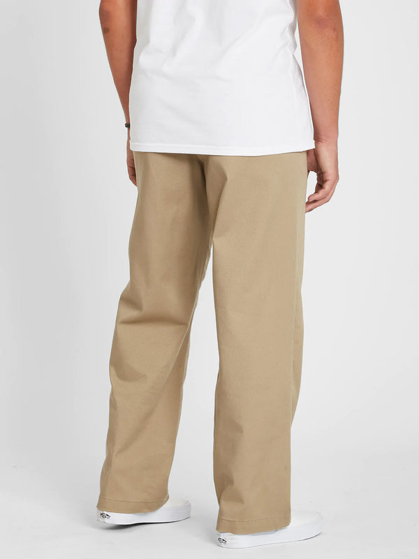 VOLCOM LOOSE TRUCKS CHINO PANT KHAKI2