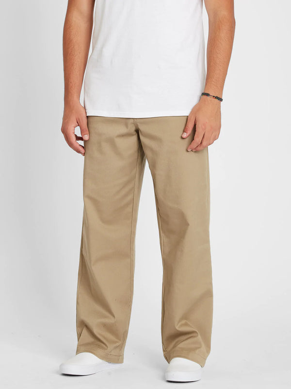 VOLCOM LOOSE TRUCKS CHINO PANT KHAKI2