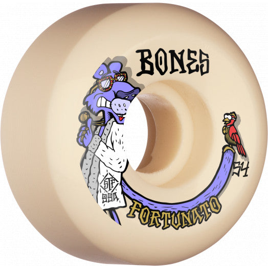 BONES Gördeszka Kerék FORTUNATO PIMPIN STF V5 SIDECUT 99A; 54MM