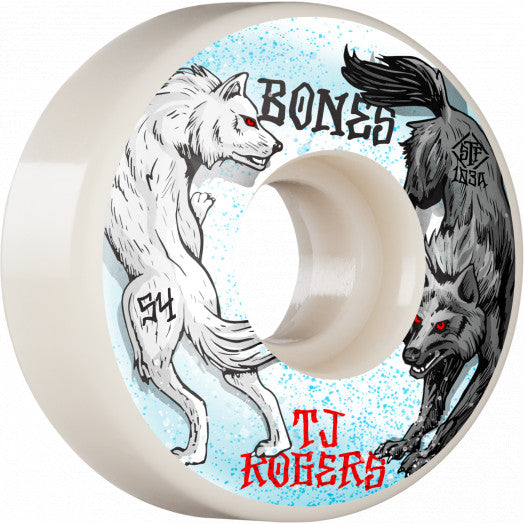 BONES ROGERS ARCTIC BATTLE STF V3 SLIMS; 54MM