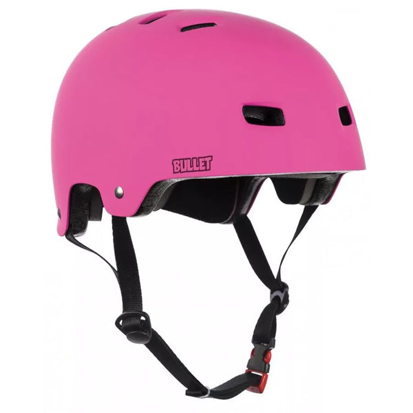 BULLET Bukósisak Deluxe Helmet T35 Youth 49-54cm Matt Rózsaszín