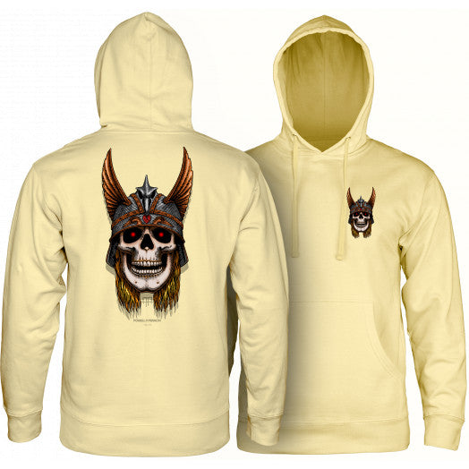 POWELL PERRALTA ANDERSON SKULL HOODIE MIDWEIGHT LT YELLOW