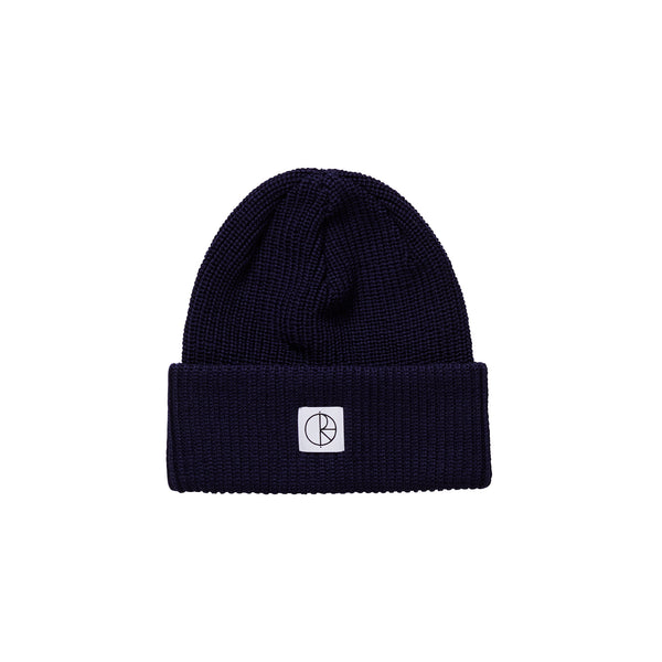 POLAR Double Fold Merino Beanie Rich Navy