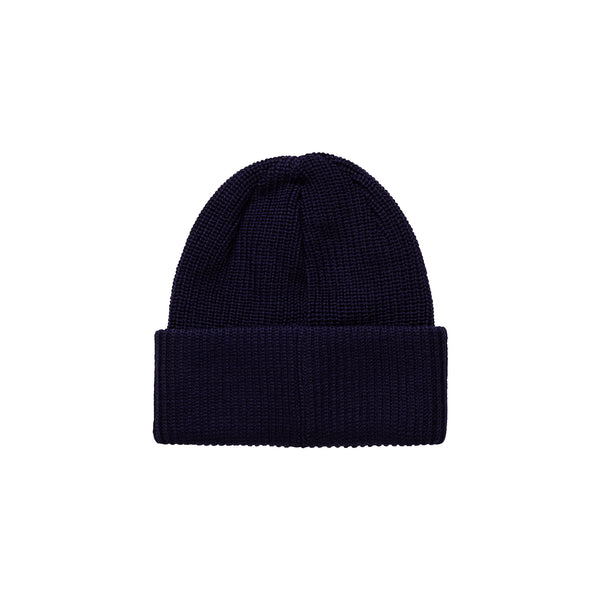 POLAR Double Fold Merino Beanie Rich Navy