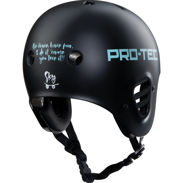 PRO-TEC Helmet Sky Brown Full Cut Black, S