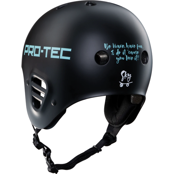 PRO-TEC Helmet Sky Brown Full Cut Black, S