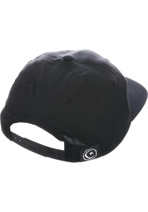 Foundation Star and Moon Unstructured Cap Black