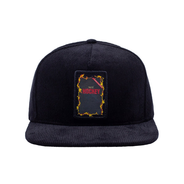 HOCKEY Not HOCKEY Corduroy 5panel Black