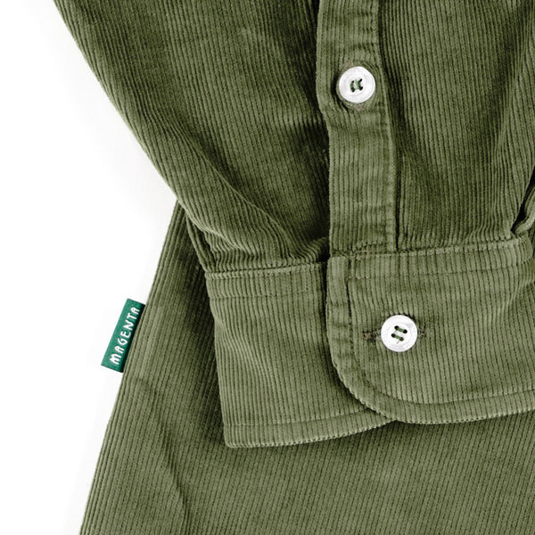Magenta Pws Cord Shirt Olive