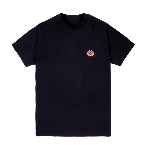Magenta Forrest Plant Tee Black