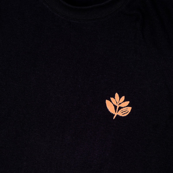 Magenta Forrest Plant Tee Black