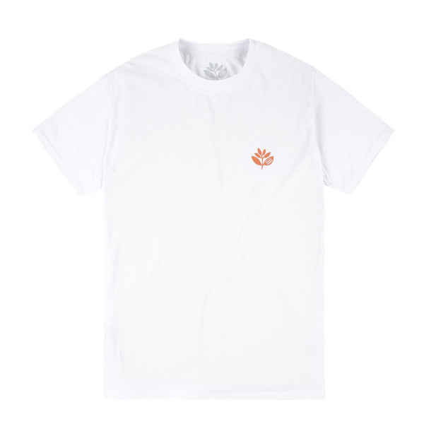 Magenta Forrest Plant Tee White