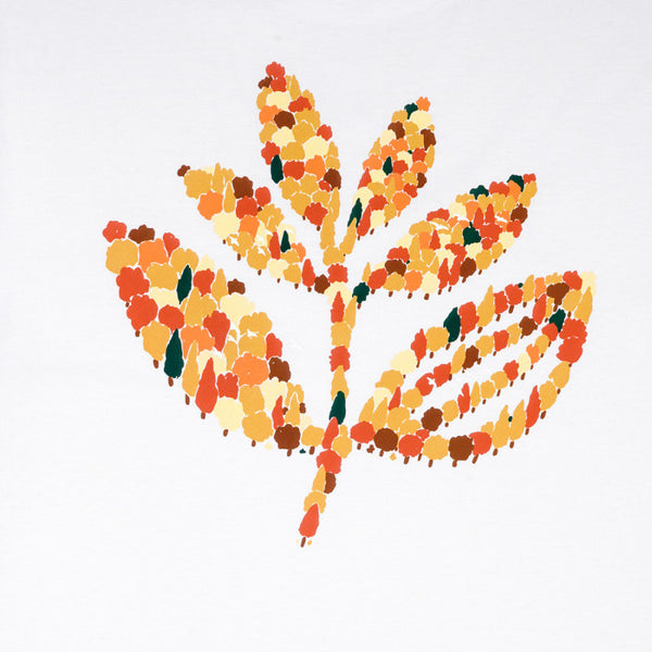Magenta Forrest Plant Tee White