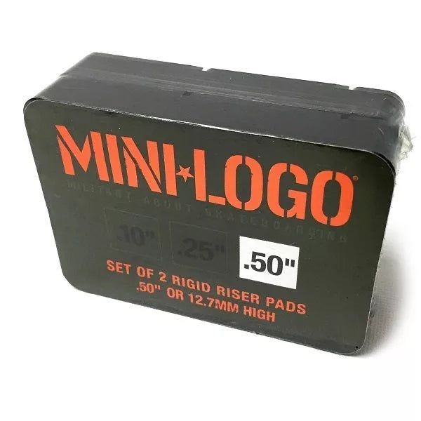 MINI LOGO RISER PAD RUBBER BLACK; 50"