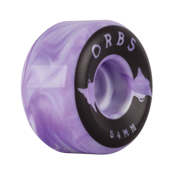 ORBS Gördeszka Kerék Specters Swirls 99A Purpl White; 54 MM