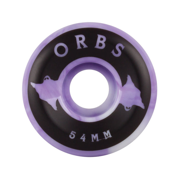 ORBS Gördeszka Kerék Specters Swirls 99A Purpl White; 54 MM