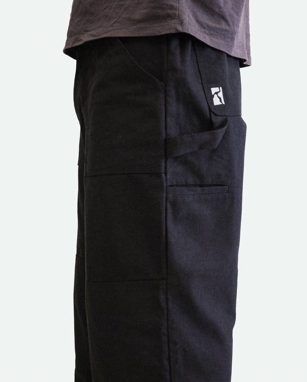 POETIC COLLECTIVE Sculptor Pants Black Canvas