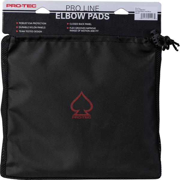PRO-TEC Pads Pro Pad Elbow Pad Black