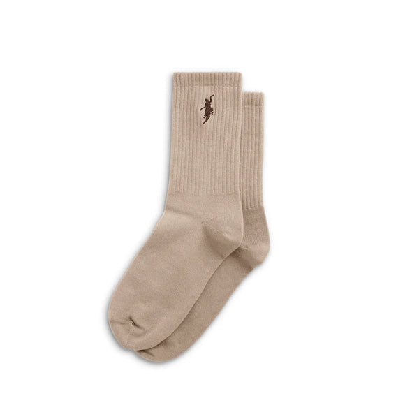 POLAR No Comply Socks Sand/Brown