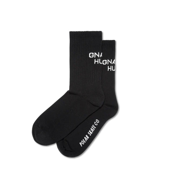 POLAR Gnarly Huh! Socks Black