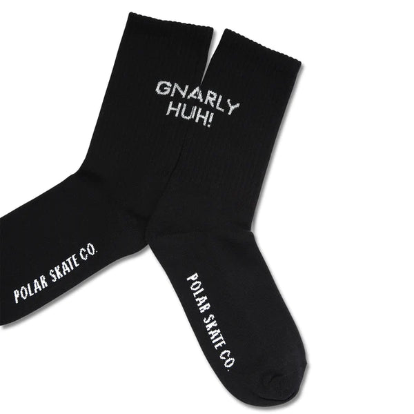 POLAR Gnarly Huh! Socks Black