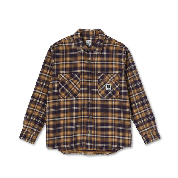POLAR Flannel Shirt Plum