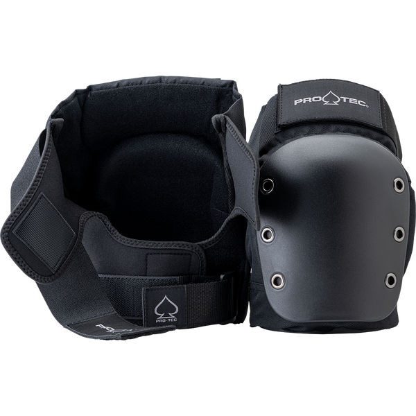 PRO-TEC Pads Street Knee Pad Open Back Black