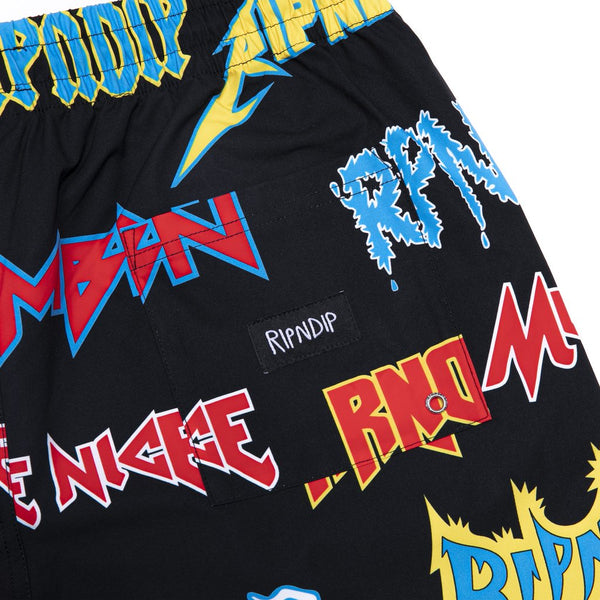 RIPNDIP Rock Nerm Swim Shorts Black