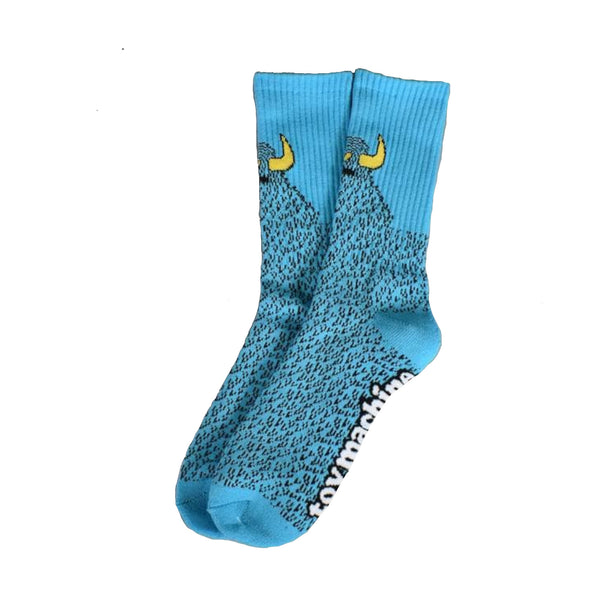 Toy-Machine Furry Monster Socks Blue