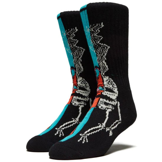 Toy-Machine Split Crew Socks Multicolored