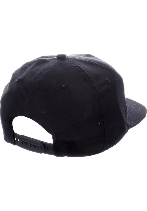 Thrasher Flame Embroidered Snapback Cap Black