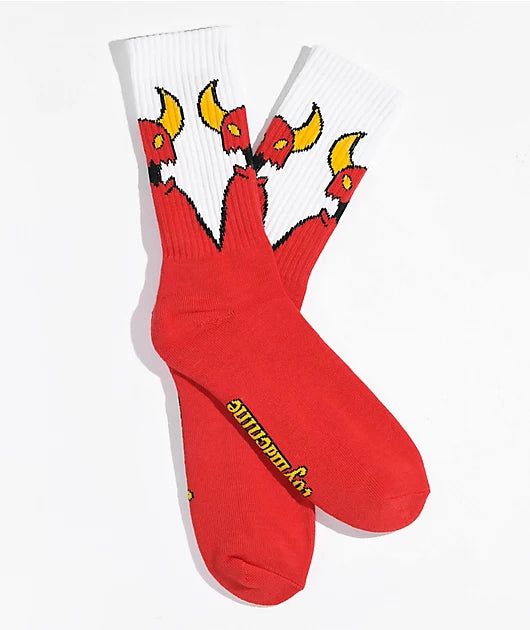Toy-Machine Sketchy Monster Socks Red