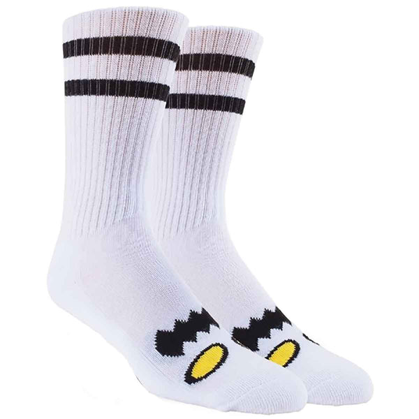 Toy-Machine Monster-Face Socks White