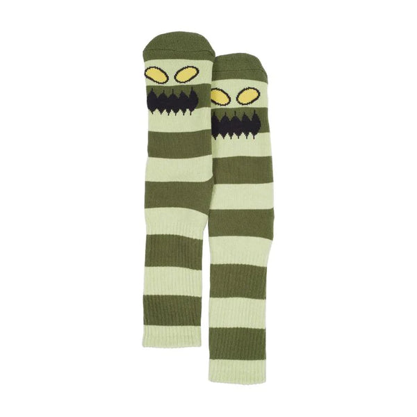 Toy-Machine Monster Big Stripe Socks Green