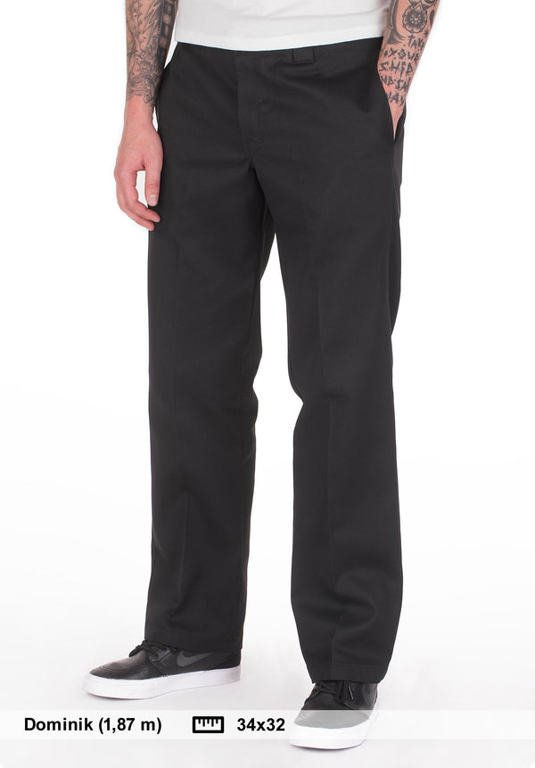 Dickes WP873 WORK Pants Slim Straight Black