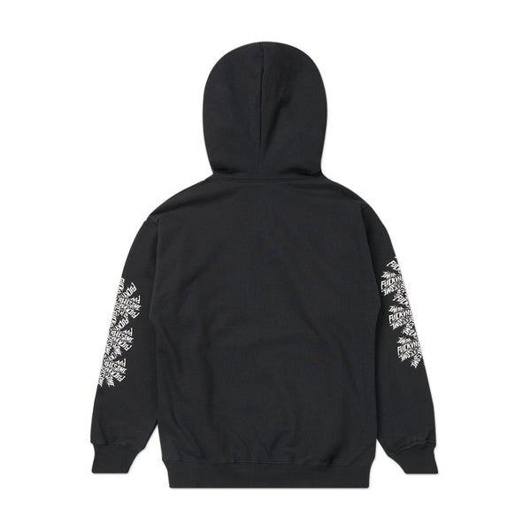 Fucking Awesome Three Spiral Hoodie Black