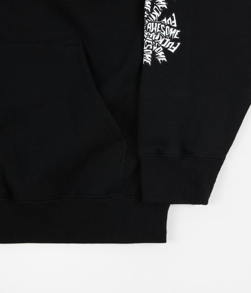 Fucking Awesome Three Spiral Hoodie Black