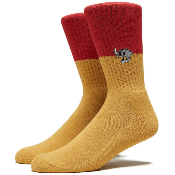 Toy-Machine Dead Monster Split Socks Maroon
