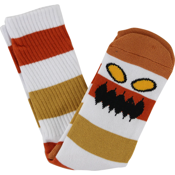 Toy-Machine Monster Big Stripe Socks Brown