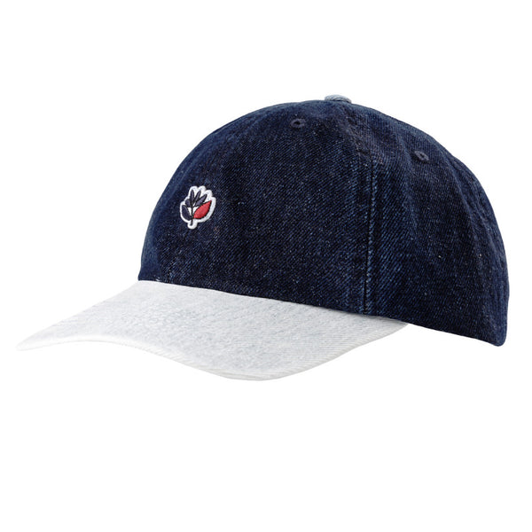Magenta 2tone Denim Hat Blue