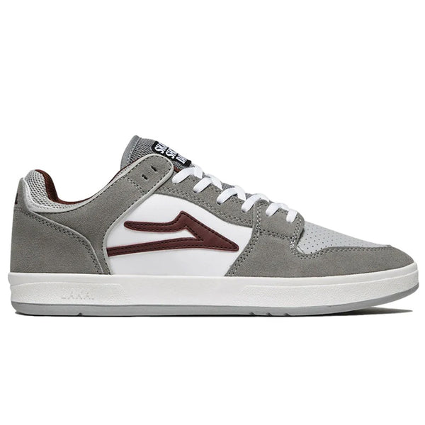 LAKAI Telford Low Grey/Burgundy