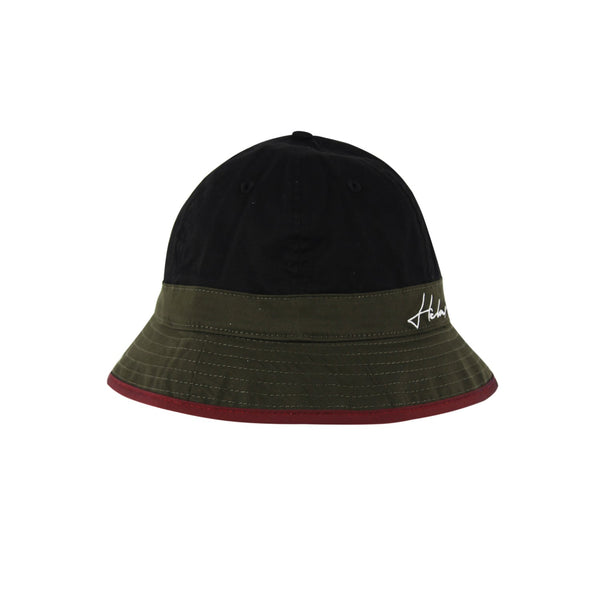 HÉLAS MATCH BUCKET HAT BLACK / GREEN